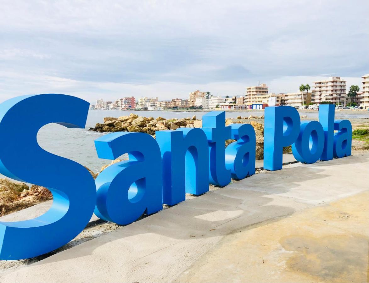 Be Happy, Santa Pola Apartamento A 50 Metros De La Gran Playa Dış mekan fotoğraf